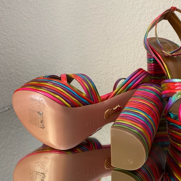 Like new Aquazzura Sundance platform 37 $895 - Picture 10 of 14
